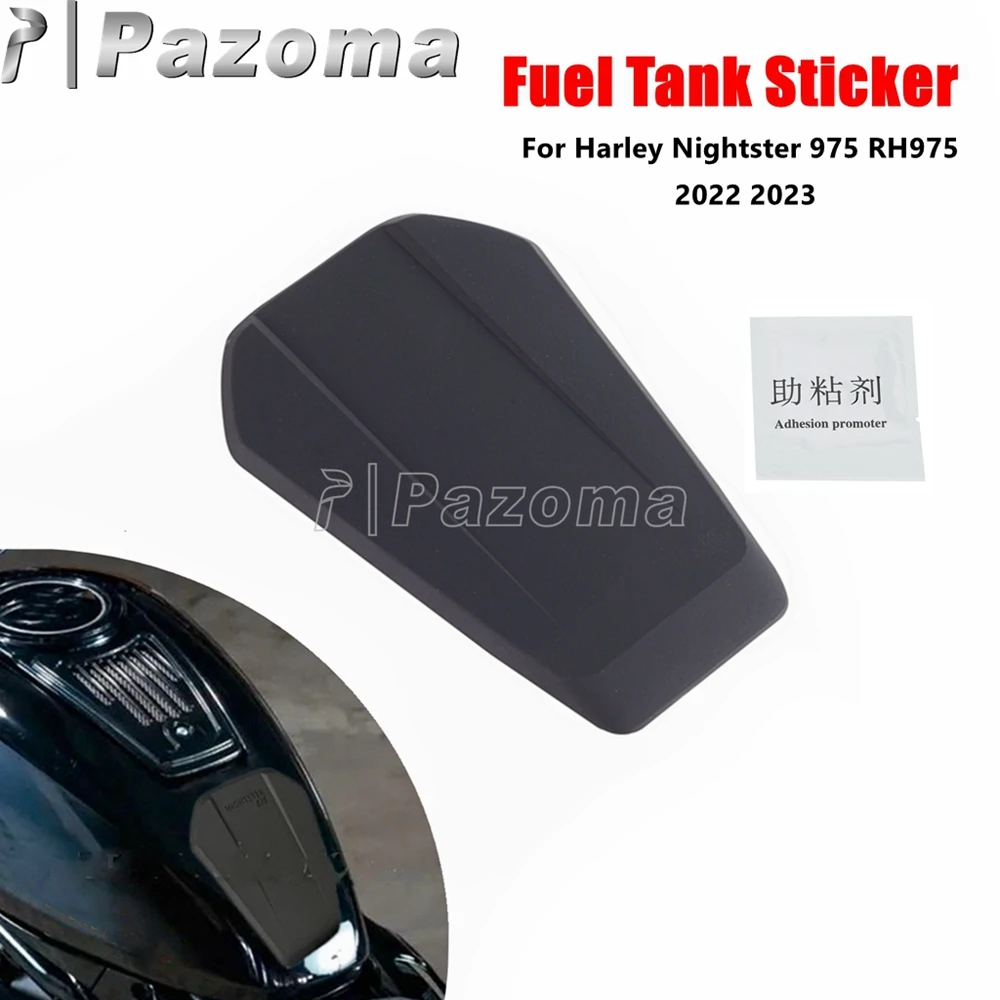 Motorcycle Tank Sticker PVC Adhesive Gas Fuel Oil Tank Pad Protector For Harley Nightster 975 RH975 Motorbike Decals Tank 22-23