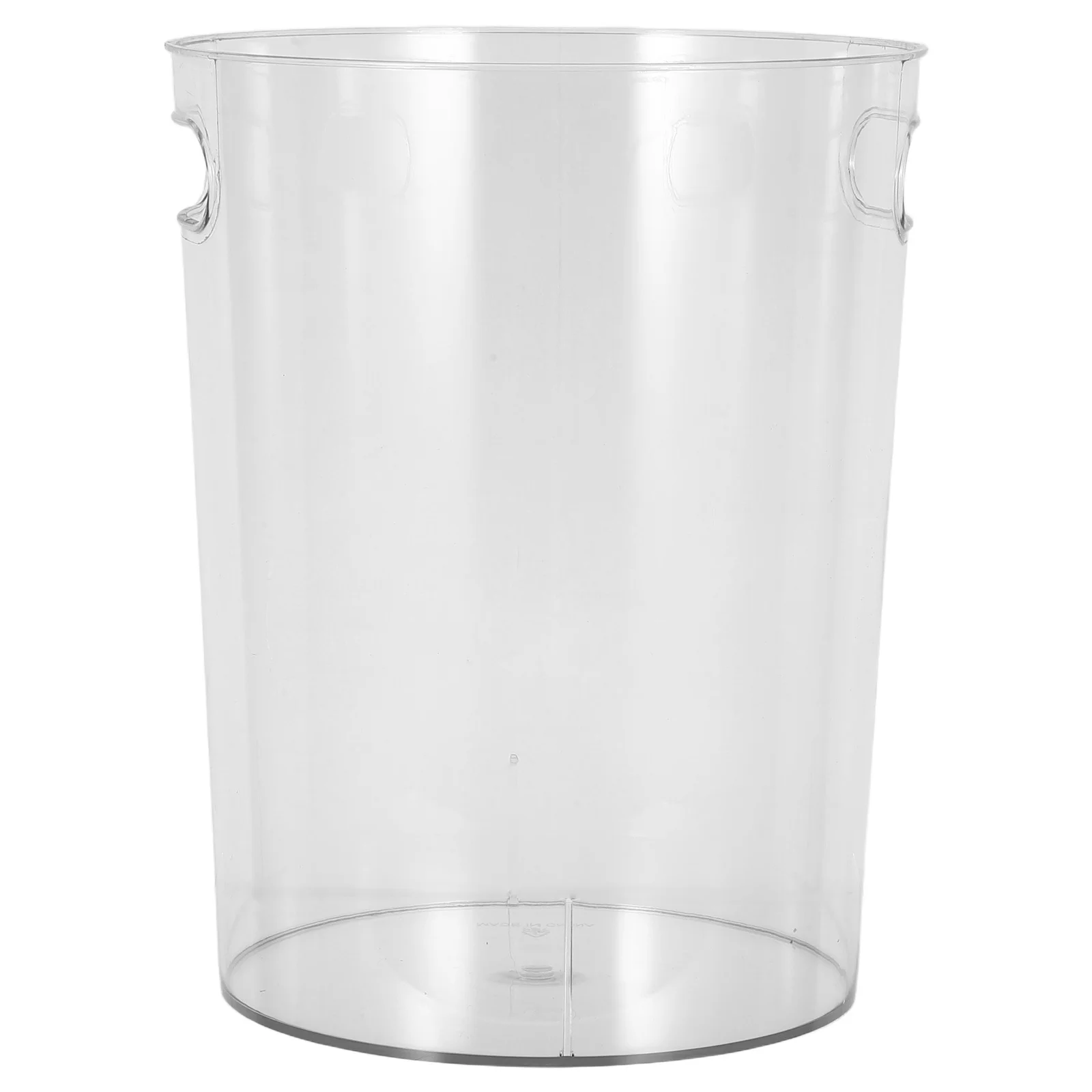 

Creative Trash Can Clear Pet Material Large Capacity Household Garbage Bin For Home Office Desktop Minimalist Waste Basket