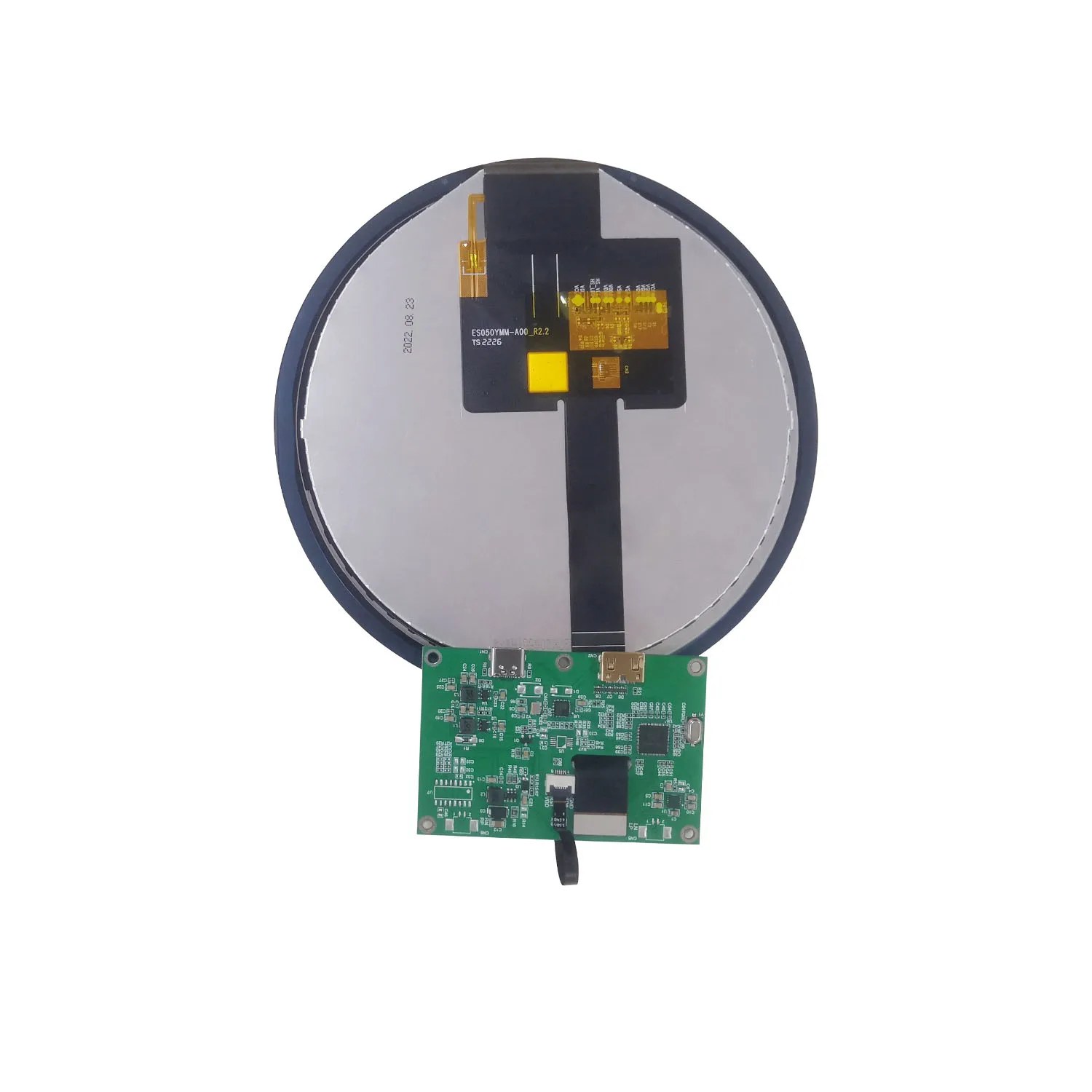 Fotografia 4: Ips 5 Polegada 1080x1080 tft display circular círculo painel lcd tela de toque redonda fhd 1080p interface mipi com placa driver hdmi