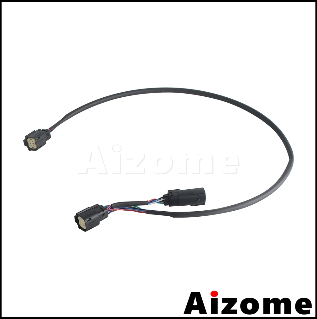 Touring 6-pin Plug Motorcycle Quick Disconnect Wires Connector For Harley Road Street Glide Electra Glide Extension Cord 14-23 5