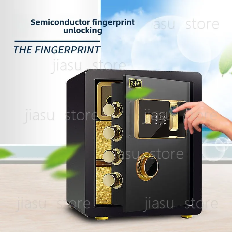 

Сейф с электронным паролем и сканером отпечатков пальцев, подходит для гостиниц, домов, офисов, настенный, противоугонный.