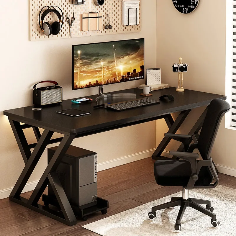 

Computer Desktop simple office and chair combination E-sports table Household desk Student study table Bedroom writing table