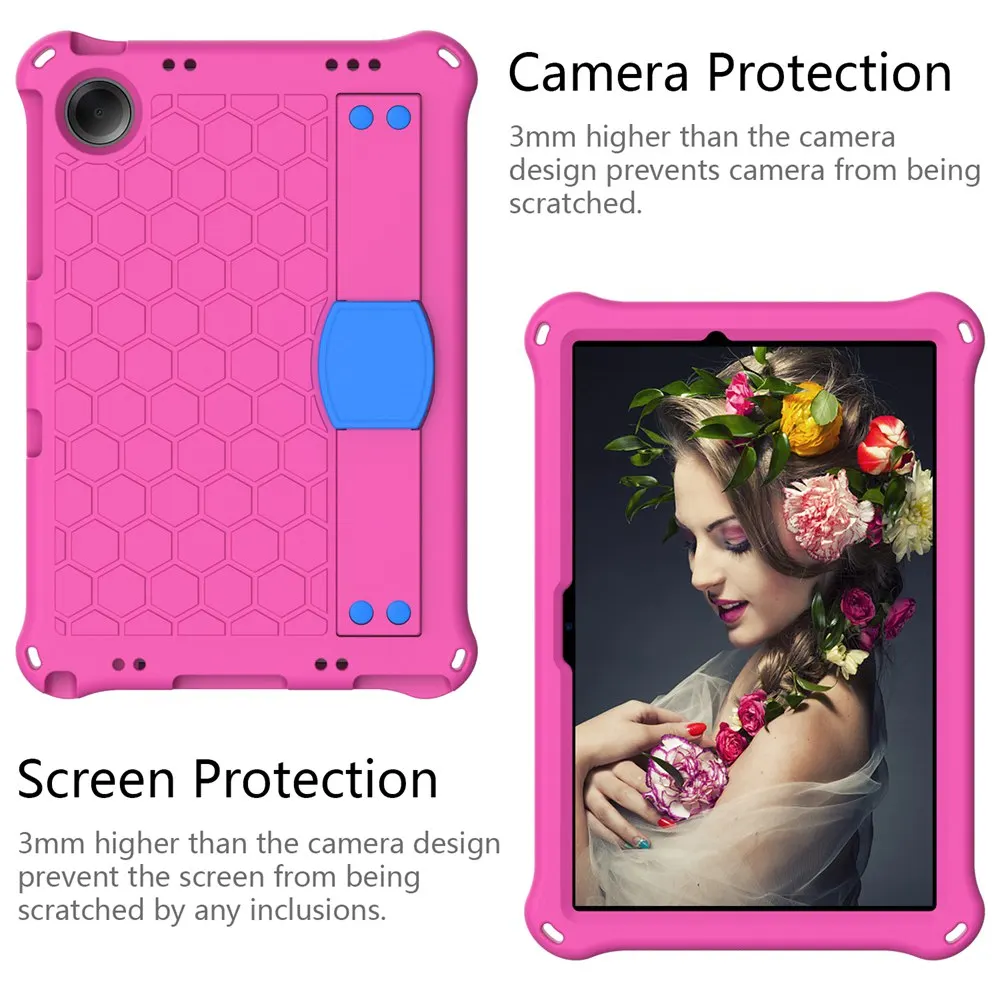 Case for Xiaomi Redmi Pad SE 11 Inch EVA Kids Shockproof Cover for Redmi Pad Se 11 Tablet Stand Case Coque Capa+Strap