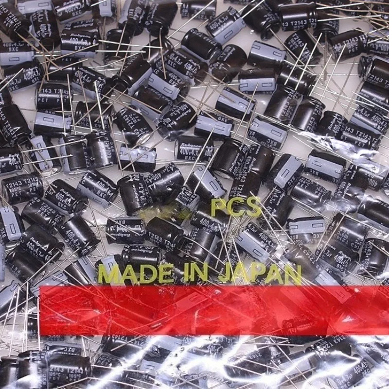 4.7UF 400V Rubycon Aluminum Electrolytic Capacitor 400v4.7uf 10 * 12.5mm BXC High Frequency  Through Hole Capacitor