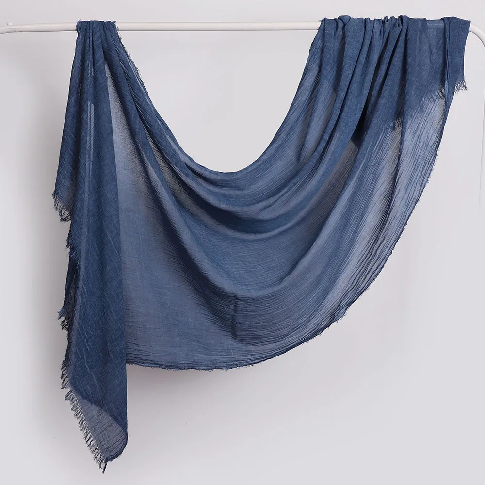 

Новый мягкий шарф, шали, мусульманский большой хиджаб, простые накидки, повязка на голову, длинные шарфы, платок, банданы, тюрбан, исламские шали 190*75 см