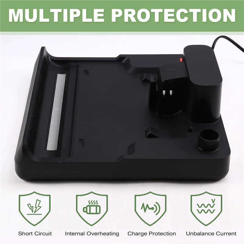 B58B-EU Plug Charging Base For Dreame H30 H20 Vacuum - Incorporates Hot Air Dry And Accessory Holder