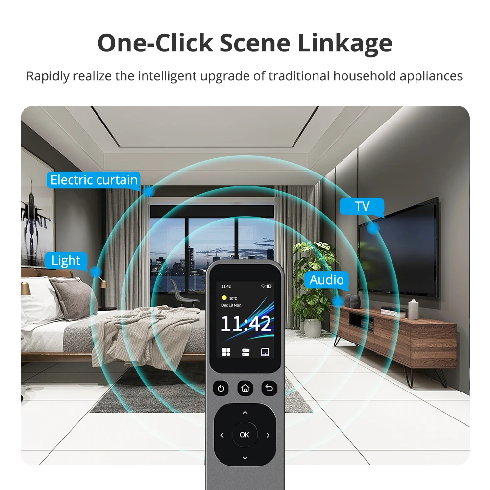 Newest Tuya Smart IR Central Remote Control with HD Touch Screen Wireless Charging Base Control Tuya WiFi Zigbee BLE Devices