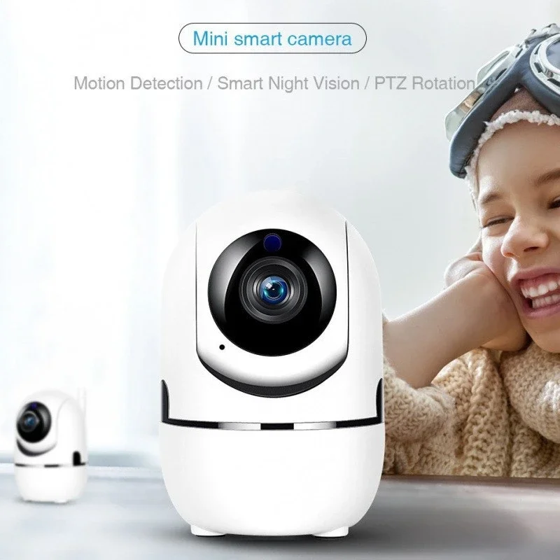 

Детская IP-камера 6K HD с Wi-Fi, двусторонней голосовой связью, ИИ-детектором и автослежением для домашнего видеонаблюдения