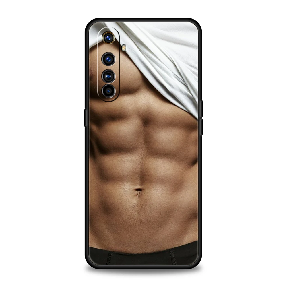 Male Abdominal Muscle Soft Phone Case For Oppo A12 A15 A16 A74 A76 Find X5 Pro A54 A53 A52 A95 Reno 6 7 SE Z A92020 Pro 5G Cover