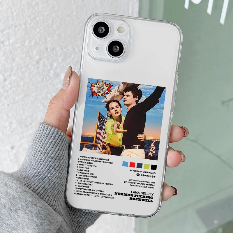 Lana Del Rey Singer Kraft Poster Phone Case for iPhone 11 12 13 14