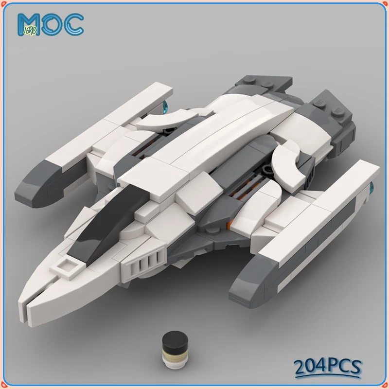 

Military Series Elite Dangerous Imperial Courier Fighter Bricks Moc Build Blocks DIY Model Toys Birthday Christmas Gifts