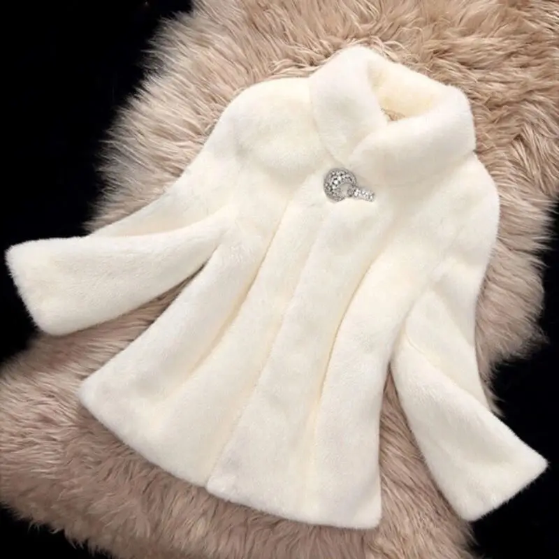 Fur Coat 2024 Winter Lady Jacket Imitation Mink Fur Stand Collar Short Casual Women Clothing