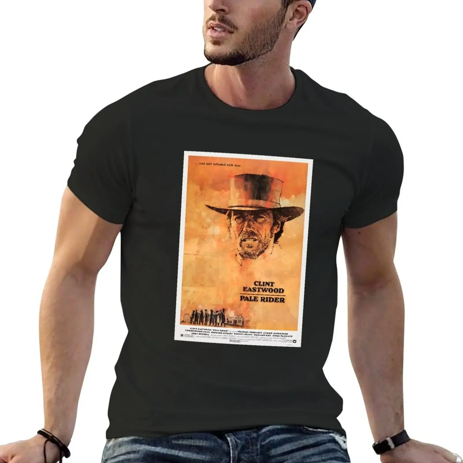 

Women Men Pale Rider - Vintage Movie Poster Gifts For Christmas T-Shirt essential t shirt oversizeds designer t shirt men