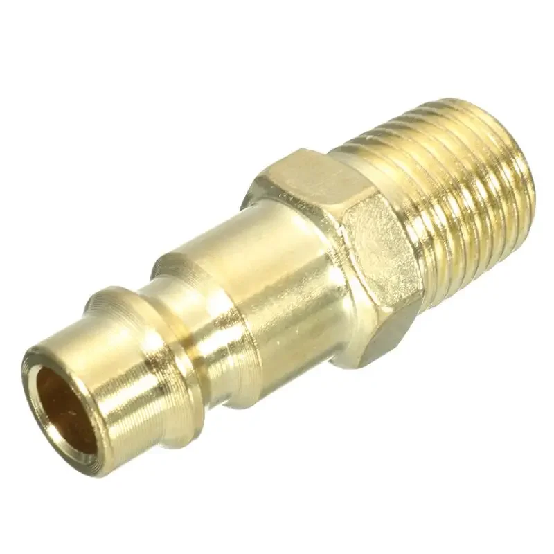 Connector 1pcs Quick Coupler Tool Euro 1/4 BSP Air Line Hose Fitting Coupling Adapter Hardening Steel Compressor