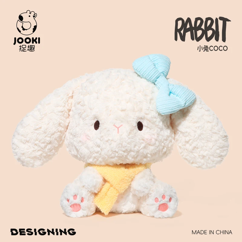 Jooki original Long Ear Bunny Plush Toys Cute Rabbit dolls Soft Birthday Gift For Girls Accompany Appease Interesting Plush Toys