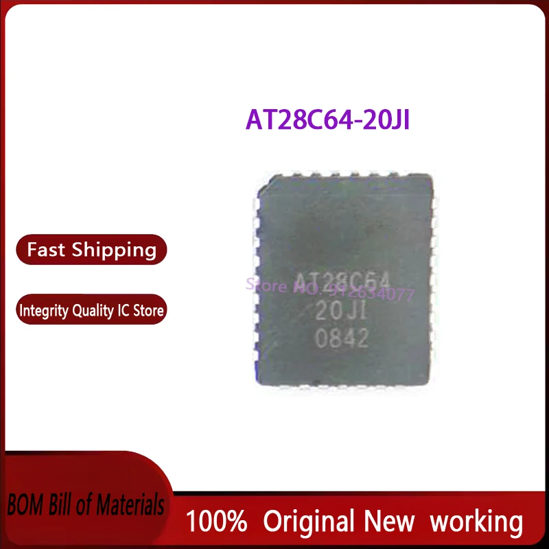 10PCS AT28C64-20JI AT28C64-20 AT28C64 PLCC32 New Original