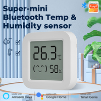 Tuya Bluetooth Smart Temperature and Humidity Sensor  Thermometer Hygrometer LCD Dispaly with  APP Remote Control