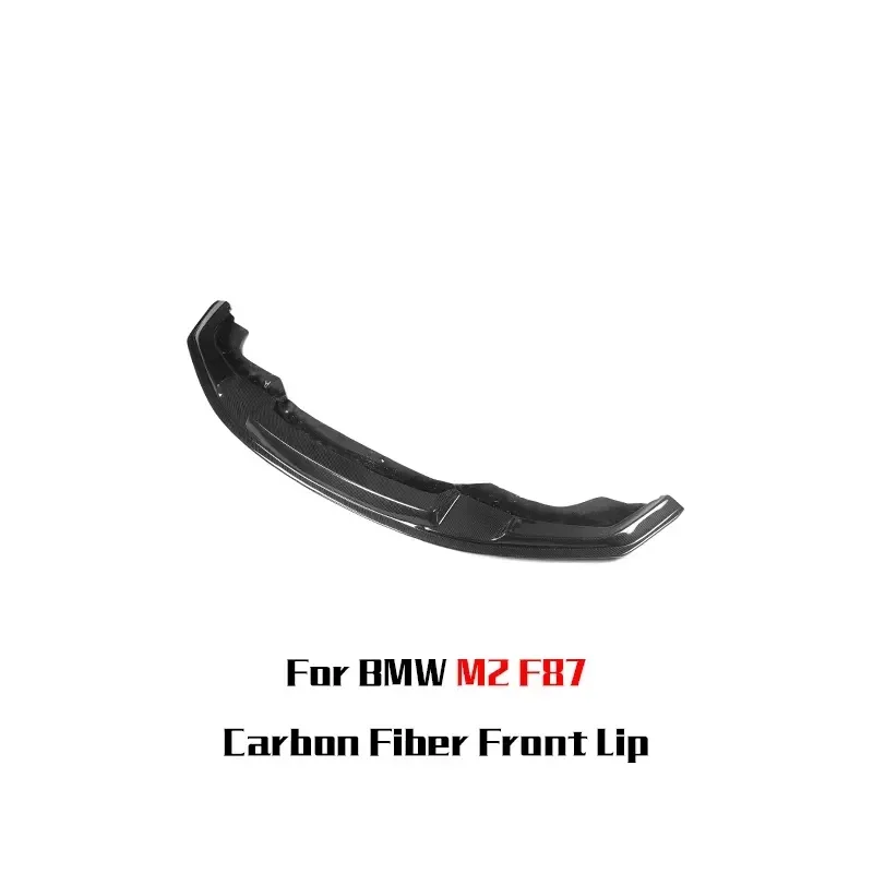 For 2016 - 2019 BMW M2 M2C f87 refitting front bumper MTC style real carbon fiber front lip spoiler lower lip