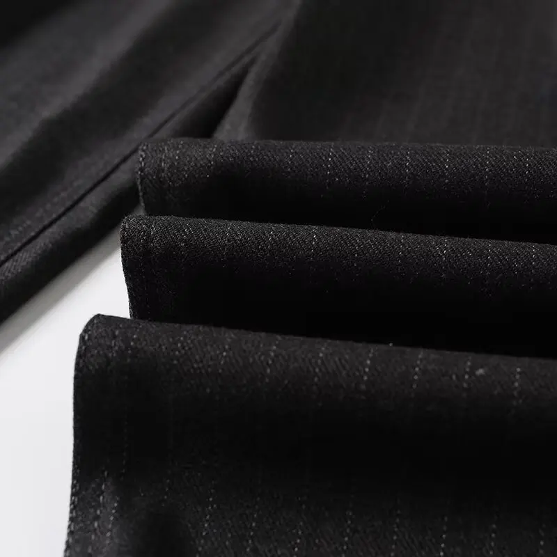YENKYE Damen Neue Mode Bürokleidung Gestreifte Weite Hosen Lässige Herbst Damenhosen Pantalones De Mujer – Detail 8