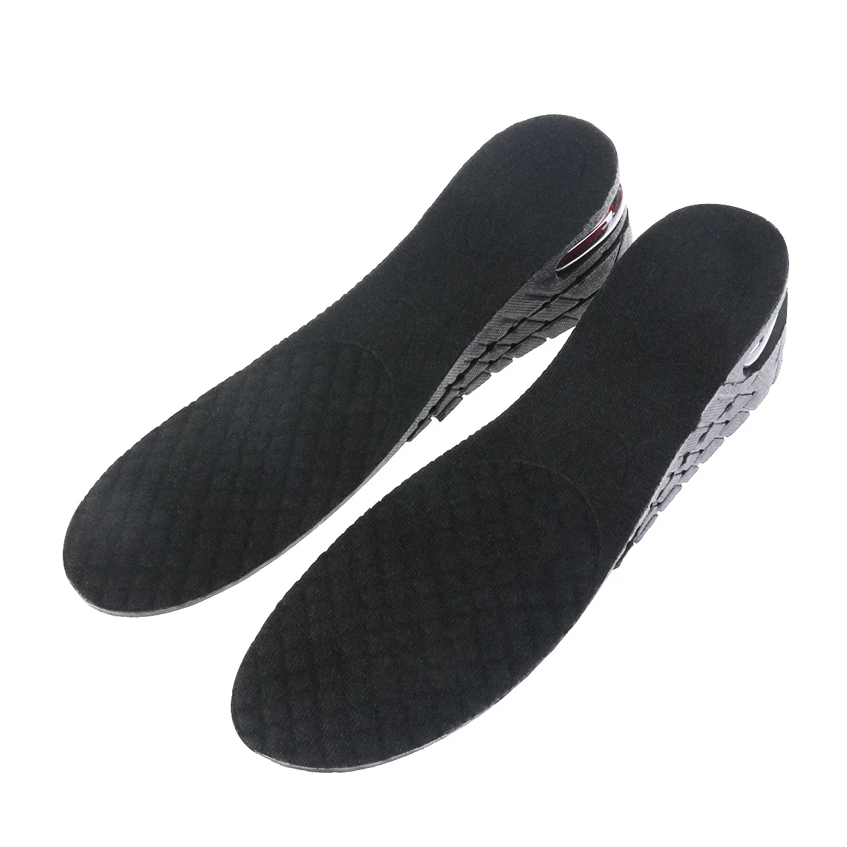 

Women 3-Layer 7Cm Insole Pu Taller Taller Pad Pad Comfortable Anti-Slip Pu Cushion Foot Care Height Insole Tool