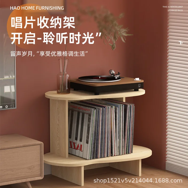 

Floor-to-ceiling Low Cabinet, Sofa Side Cabinet, Vinyl Record Player, Placing Cabinet Base, Large Size Record CD Storage Rack,