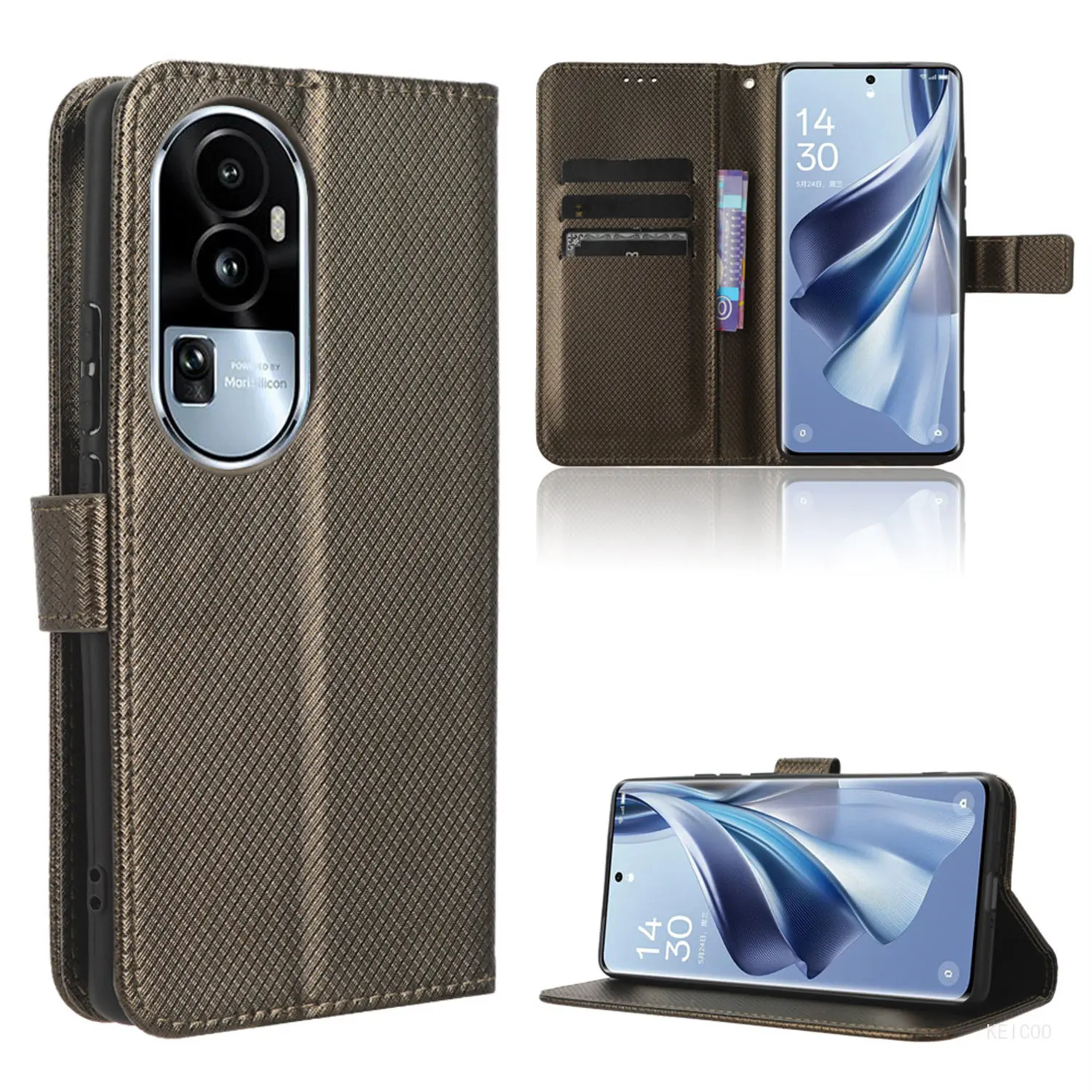 Magnetic Flip Cover Phone Case For OPPO Reno10 Reno10Pro Plus Reamle11 Pro Reamle11Pro+ 5G Leather Protective Cover Wallet Clip