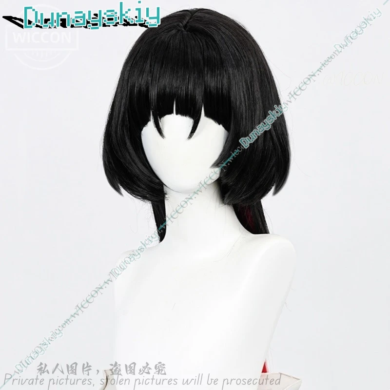 Jane Doe Cosplay Wig Fake Nails Game Zenless Zone Zero Free Gift Mice Jane Doe Cosplay Accessories Halloween Party ZZZ Woman