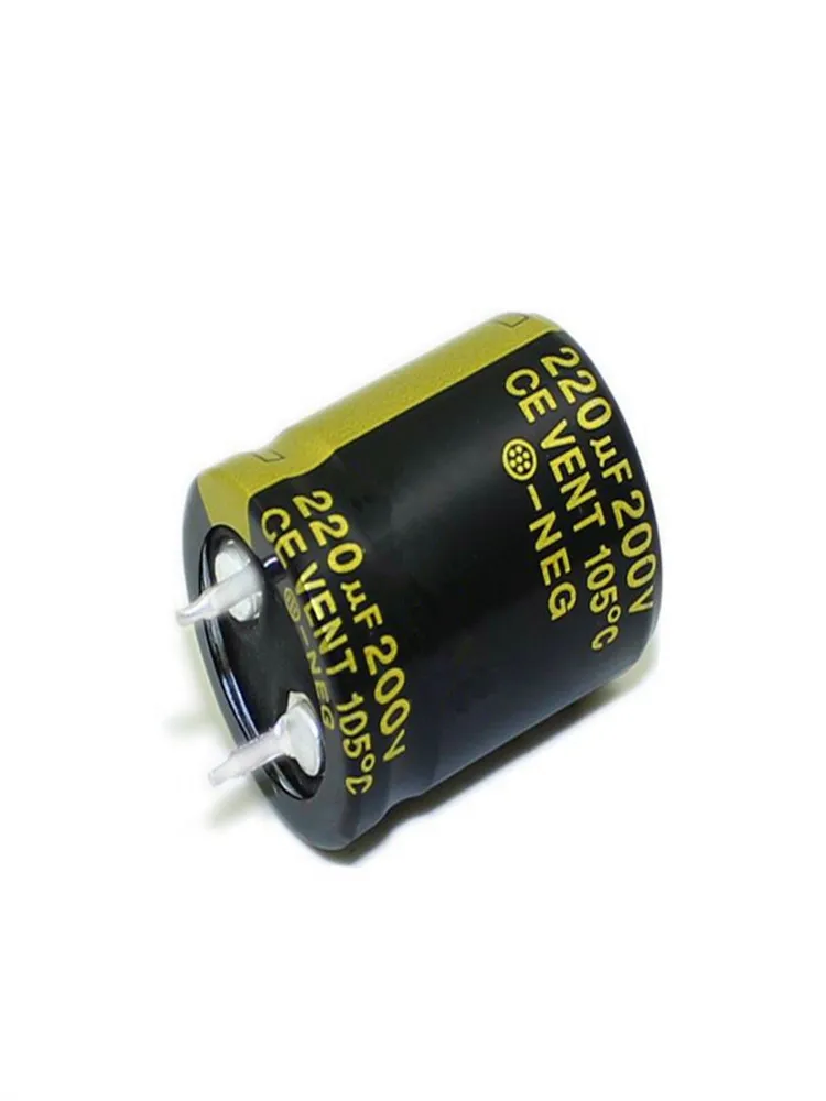 1-10pcs 200V220UF 200V 220UF 22X25mm High quality Aluminum Electrolytic Capacitor High Frequency Low Impedance ESR