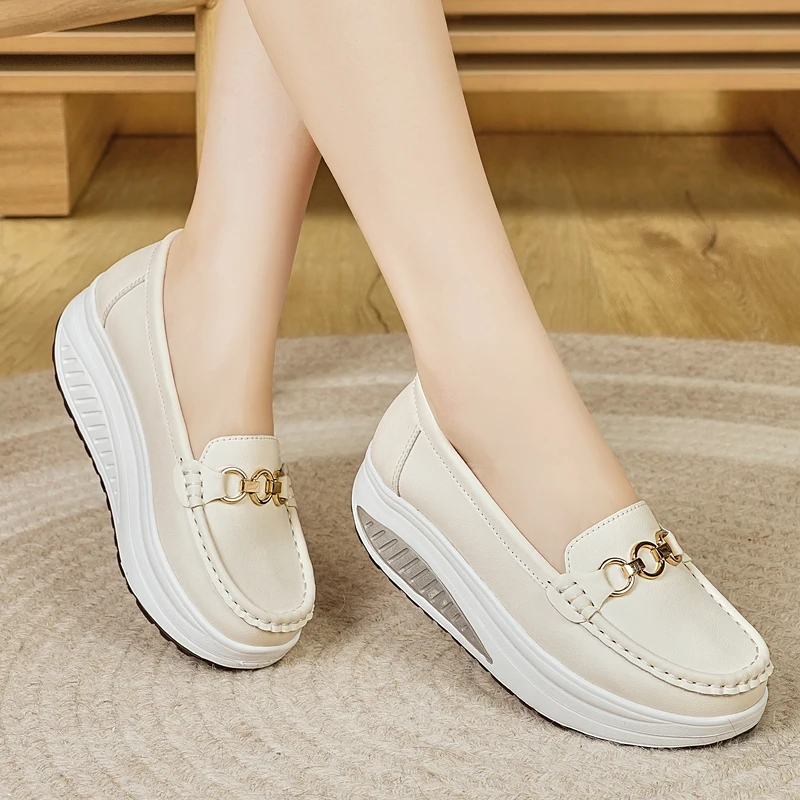 

Туфли на платформе с увеличенной высотой подошвы, увеличенный размер, для женщин.