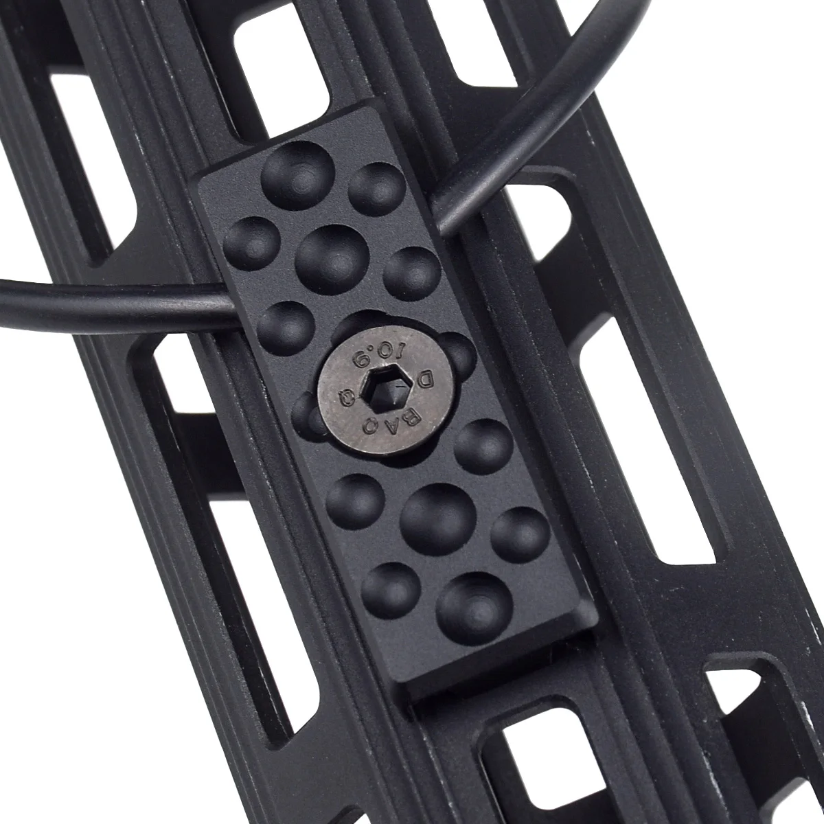 

CNC Aluminum M-LOK Keymod Wire Guide System Cable Management Rail Cover Tail Fixed Mount Hunting Tactical Gear Accessories