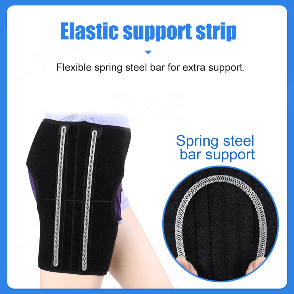 TIKE NEW Groin Support Wrap Hip Joint Support Waist Groin Sacrum Pain Relief Strain Arthritis Protector Hip Thigh Brace Unisex