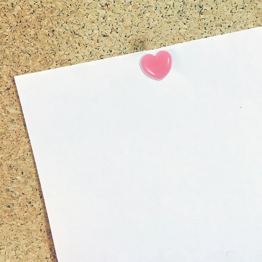 100 قطعة من دبابيس الإبهام المعدنية المكررة سهلة الاستخدام ودبابيس الدفع الزخرفية اللطيفة للوحات ملصق الفلين للإشعار #2