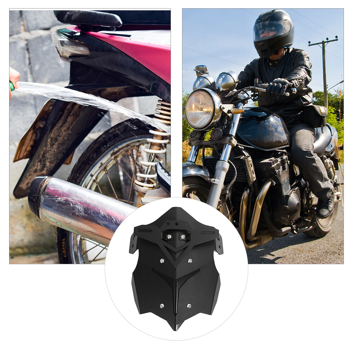 

Rear Motor Front Rear Accessory Durable Motor Accessories Waterproof Mudguard For Bike Motorcycle