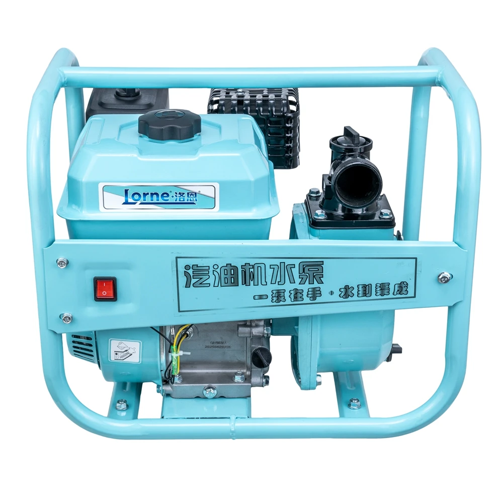 Portable agricultural irrigation equipment with a powered/diesel-powered 2-inch 3-inch 4-inch engine