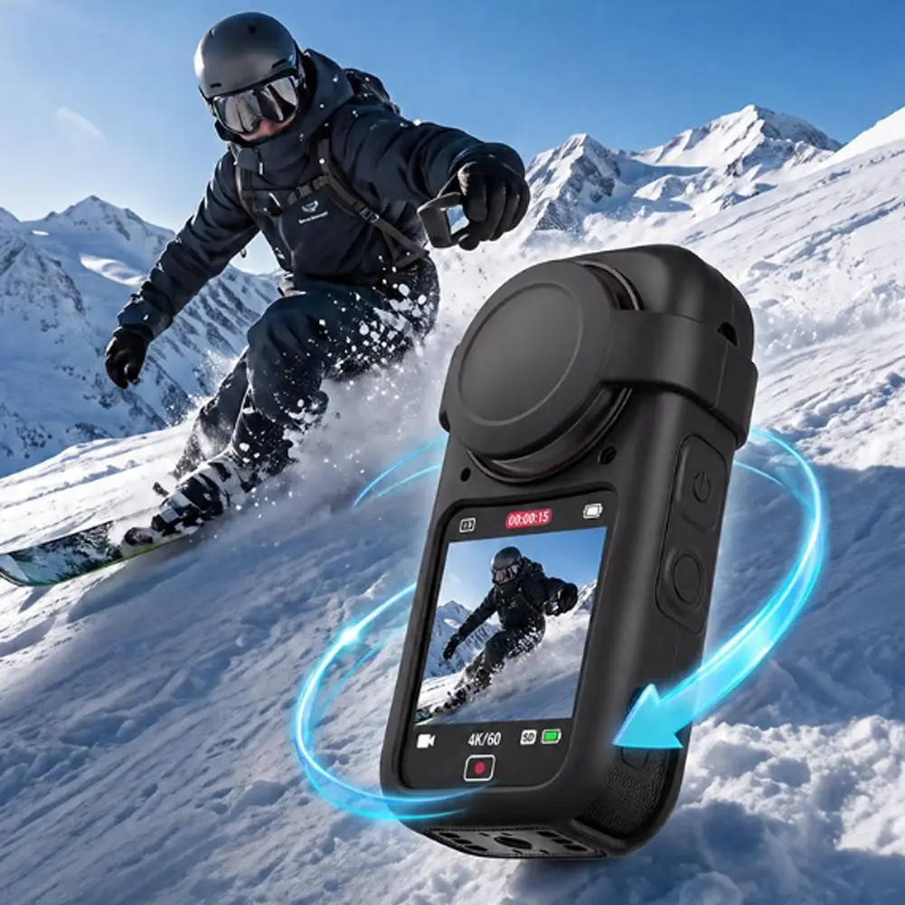 Neue Silikon-Schutzhülle für Insta360 X6 Kratzfeste Weiche Schutzhülle Objektivdeckel Zubehör