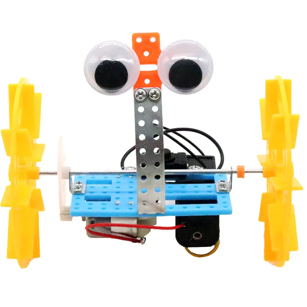 1Set DIY Balance Car Robot Science Experiment Kit for Kids Hands-on Educational Activity Gravity Exploration