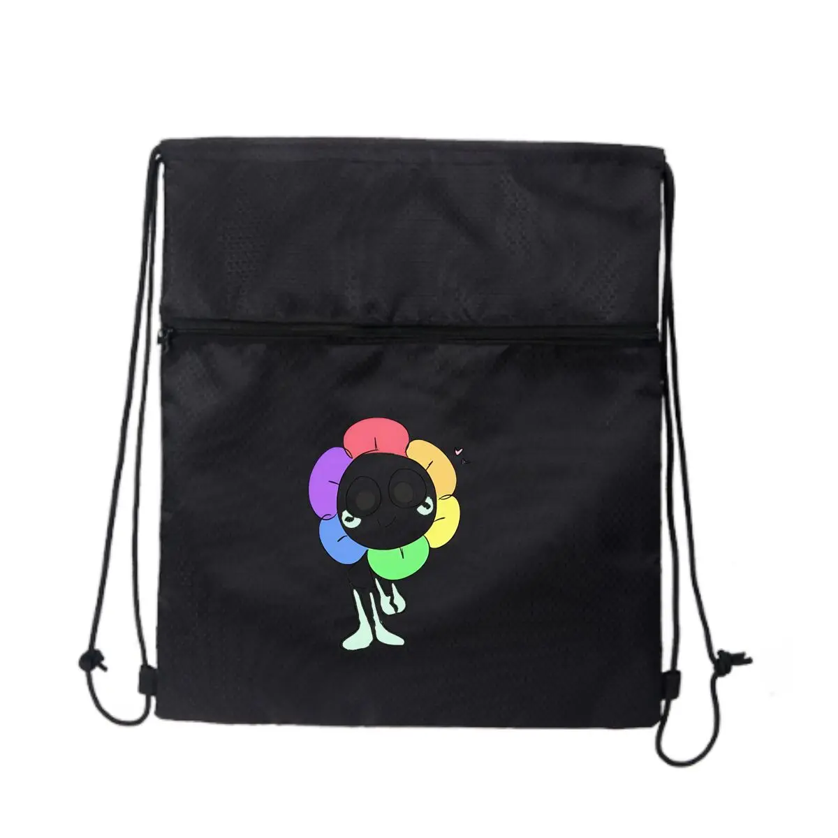 

Портативный дорожный рюкзак с красочным цветочным персонажем, легкий простой спортивный рюкзак