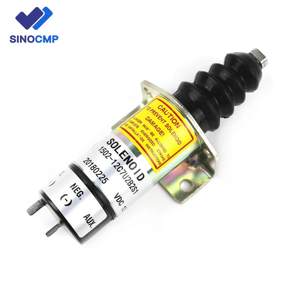 12V Fuel Shutoff Solenoid 366-07197 SA-3405T 1502-12C6U1B1S1 1502-12C7U2B2S1 1502-12C7U1B2S1 SA-2944-T SA-4849-12