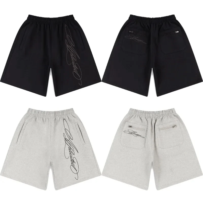 

Ретро-шорты Y2K с вышивкой, унисекс, новые спортивные штаны в стиле Харадзюку, хип-хоп, уличная одежда, свободные повседневные брюки