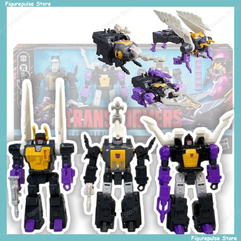 In Stock Hasbro Transformer SS86 G1 Insecticons Kickback Bombshell Shrapnel, Deluxe Class D-Class Articulated Action Figure