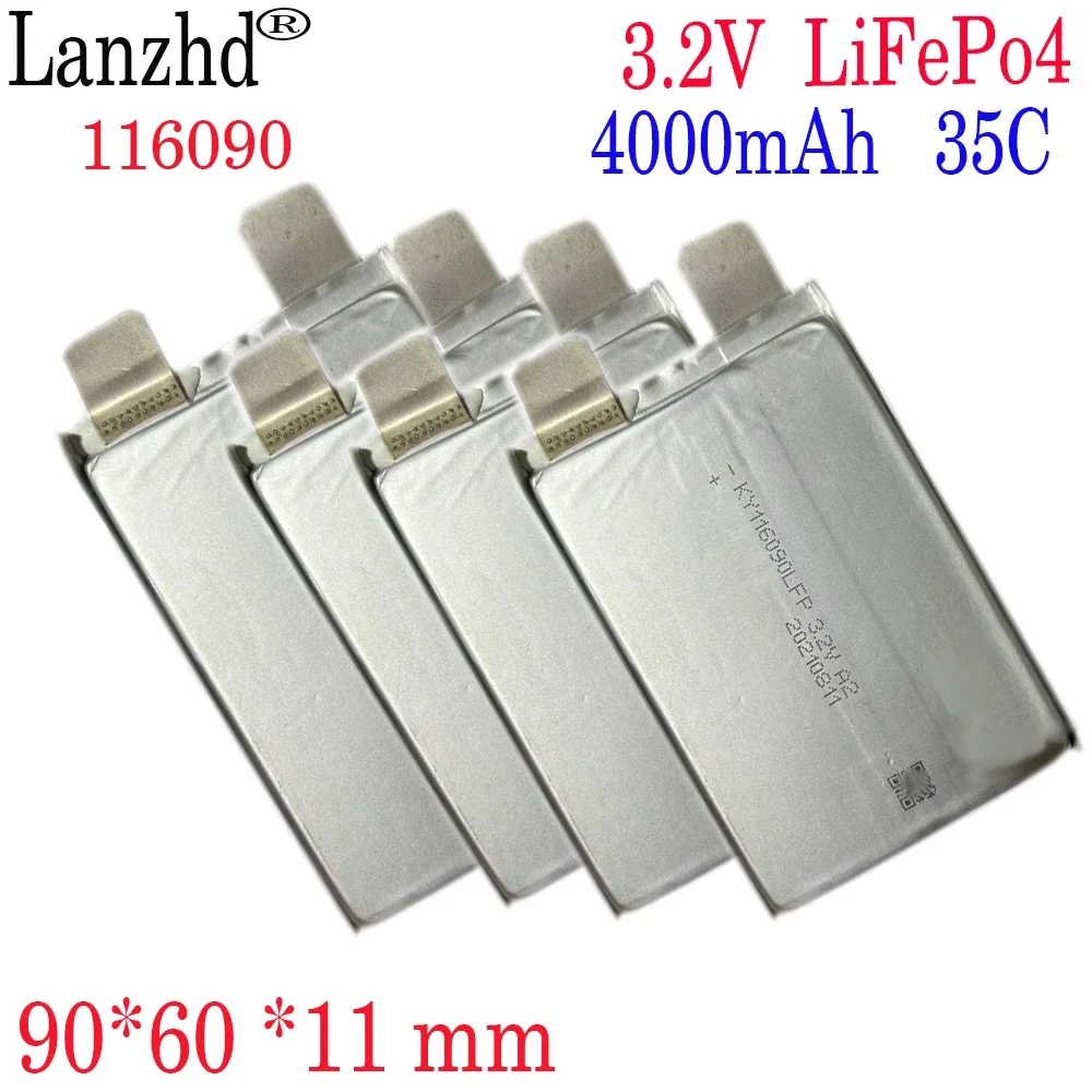 1-12pcs 3.2V Lifepo4 battery 35C 70C starting power supply model airplane Batteries DIY RV Boat Cells DIY 12V 24V Electric Car