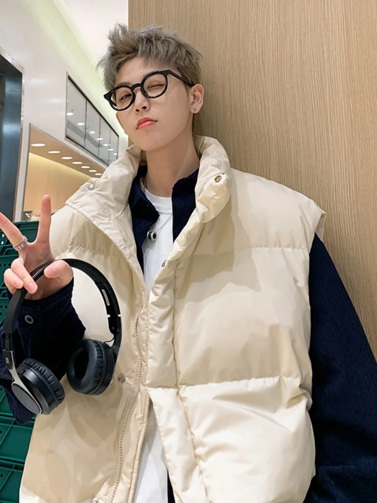 

Мужской пуховый жилет 2024: Новинка, утепленный, теплый, верхняя одежда, молодежный модный бренд, зимний, уютный, из мягкой ткани