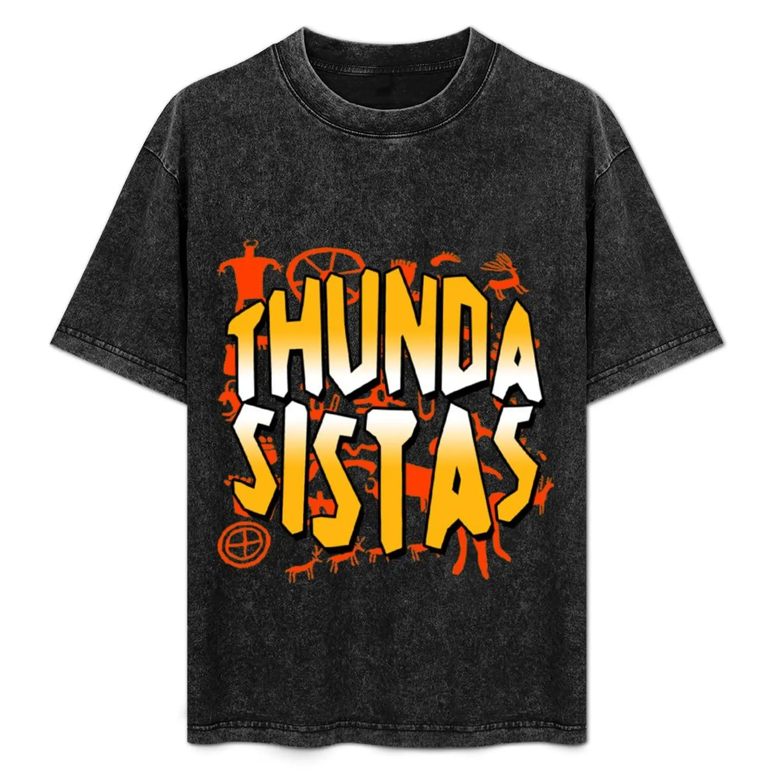 

Thunda Sistas - Thunder Sisters from Croods A New Age T-Shirt Christmas Casual Short Sleeve Top