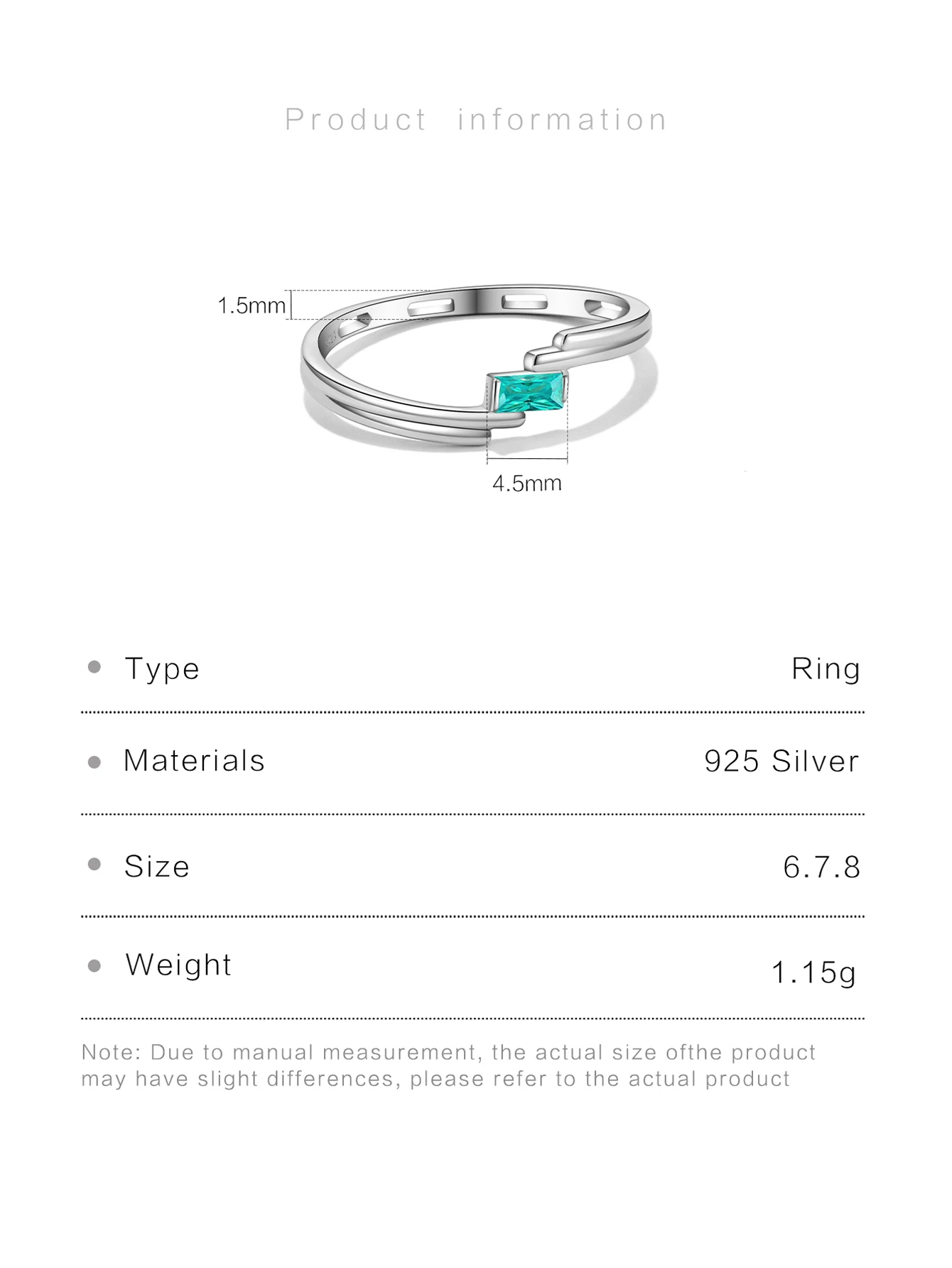 Ug LAOPA-Bague irrégulière en argent regardé 925 pour femme, bague cyan, bijoux fins de luxe, cadeaux de mariage, bijoux de fête des travailleurs, nouveau, 2024