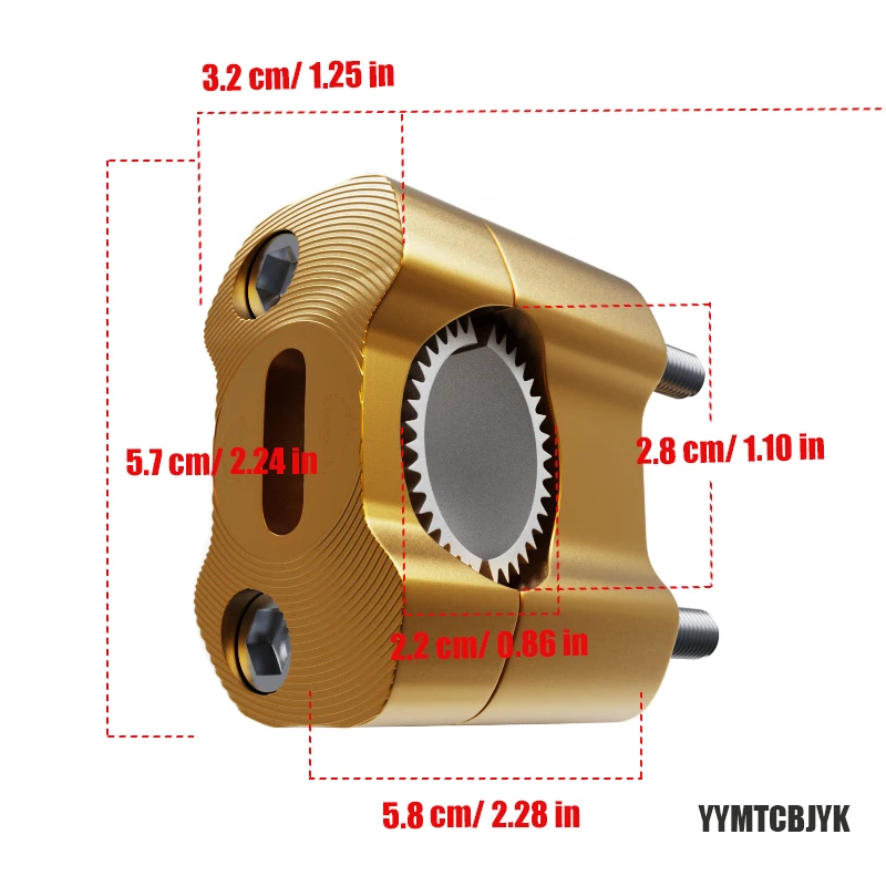 

Handlebar Risers Adapter 22mm 28mm for 7/8" Motorbike Motorcycle Handlebar Clamp 1 Pair Off Road Motorcycle Bar Clamps