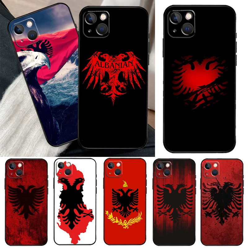 

Albania Flag Eagle Cover For Xiaomi Redmi Note 13 Pro 9 10 11 12 14 Pro 11S 12S Case For Redmi 12C 13C 14C 10C