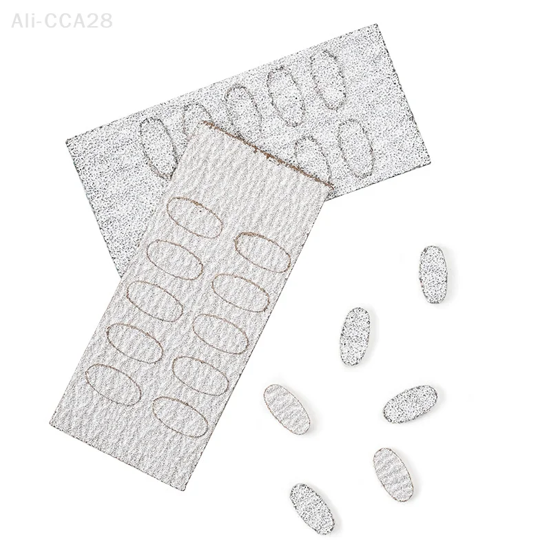 50Pcs 100/240 네일 큐티클 푸셔 자체 접착 모래 플레이크 트리밍 손톱 사전 연마 매니큐어 치료 도구