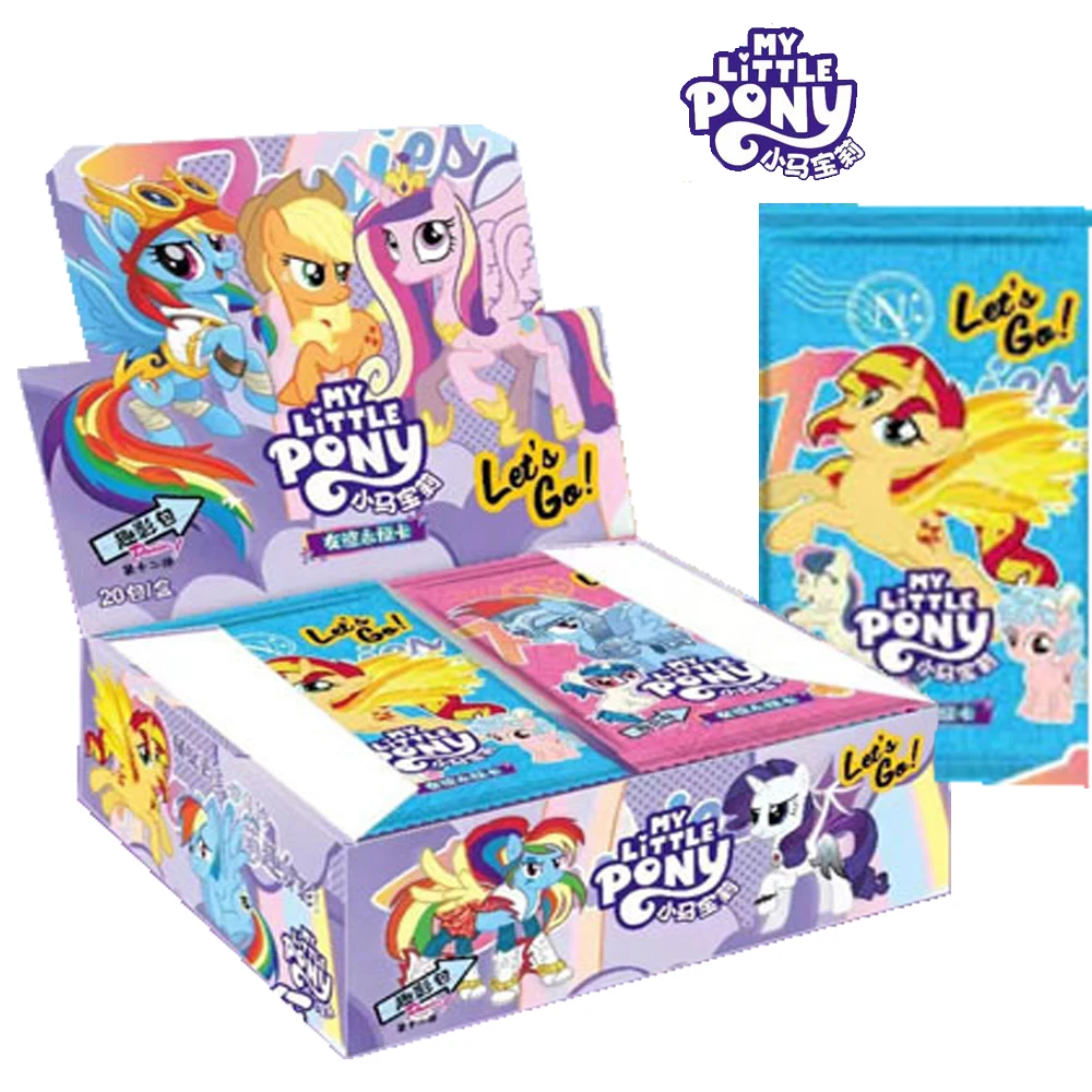 

Wholesale My Little Pony Collection Cards for Children Equestria Girls Fun Shadow Bag Friendship Eternal Cards Toy Friends Gifts