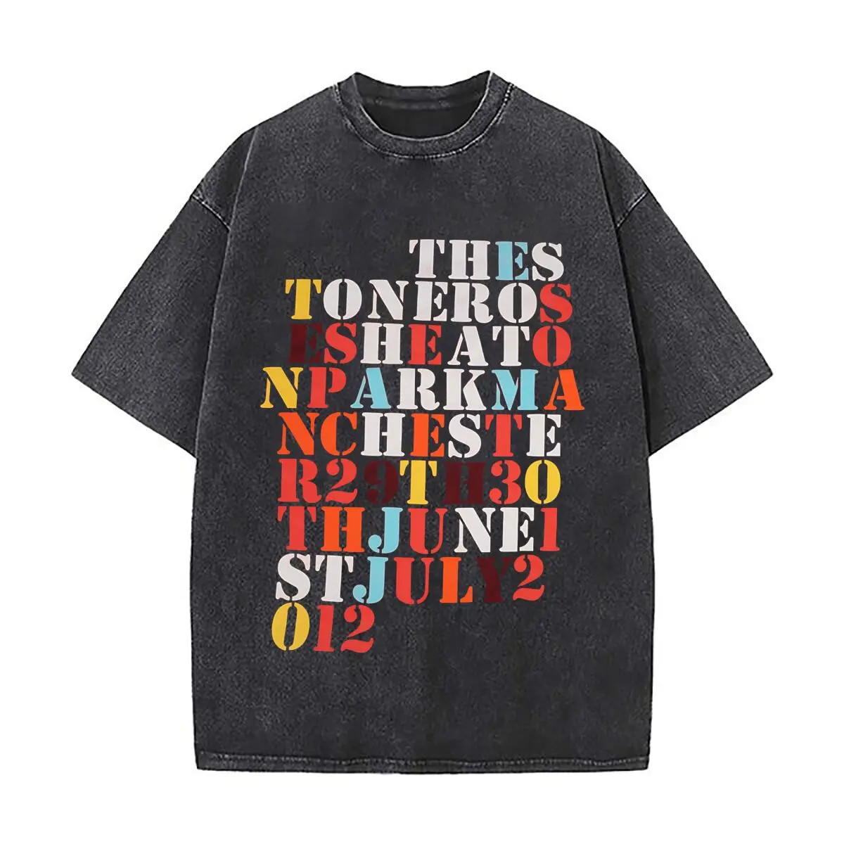 Code Bold Text White Tech Themed Design Vintage Distressed Washed Cotton Short Sleeve Streetwear Outfit