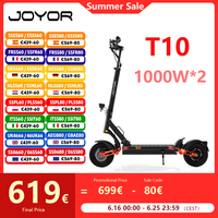 JOYOR T10 Electric Scooter 2000W Dual motor 60V18AH battery E-Scooter Hydraulic braking 10-inch tire 75km Max Range Scooters